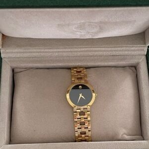 Movado Womens' Museum Goldtone Watch